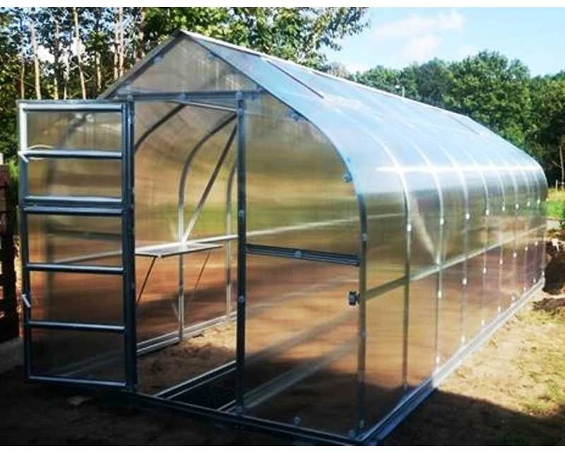 Meistro Kodas Šiltnamis STANDART*KLASIKA 10 m2/6 mm (2,5x4 m) 2 stoglangiai