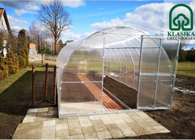 Meistro Kodas Arkinis šiltnamis KLASIKA TUBE 24 m2 4 mm danga 3 x 8 m (24 m2)