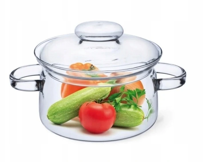 Simax KAIŠMAI ATSPARUS stiklinis puodas su dangteliu NYKO 1,5L