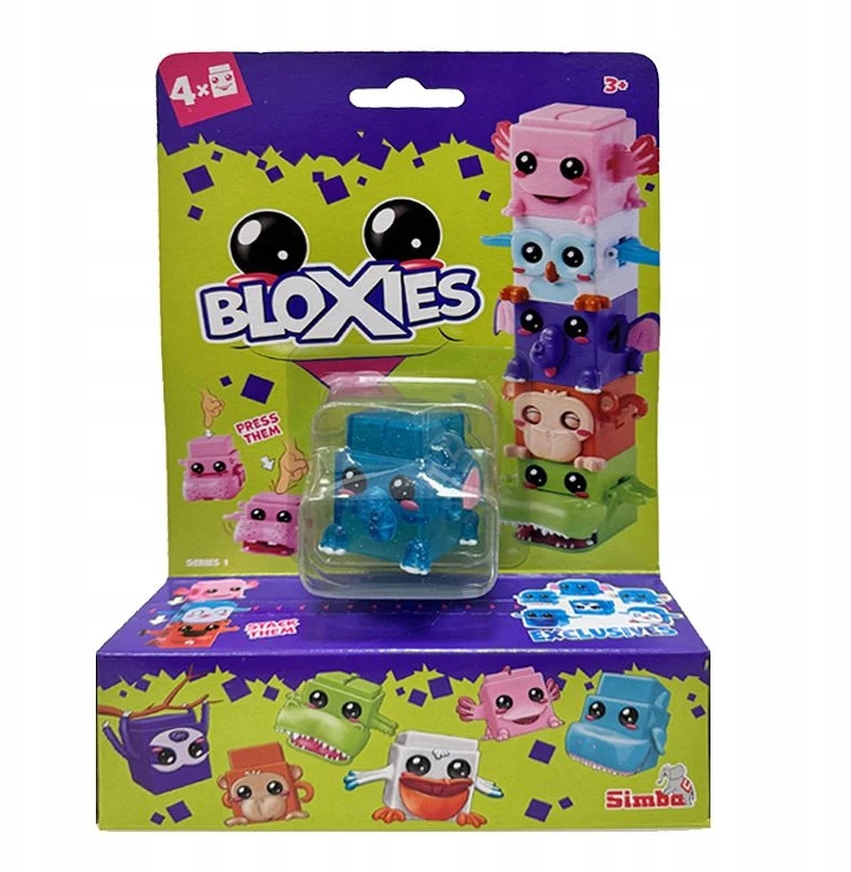 Simba Kūrybinis žaidimas Bloxies 4 dalių rinkinys, spalvotas