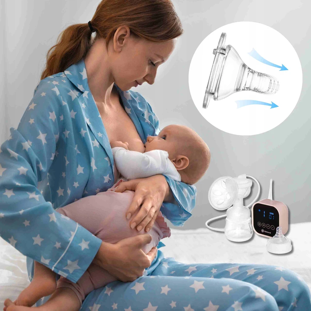 Simed ELEKTRINIS MAITINIMAS KRŪTIŠKUMS Lacta NUMI 4 fazių baterija 150 ml LED MAITINIMO