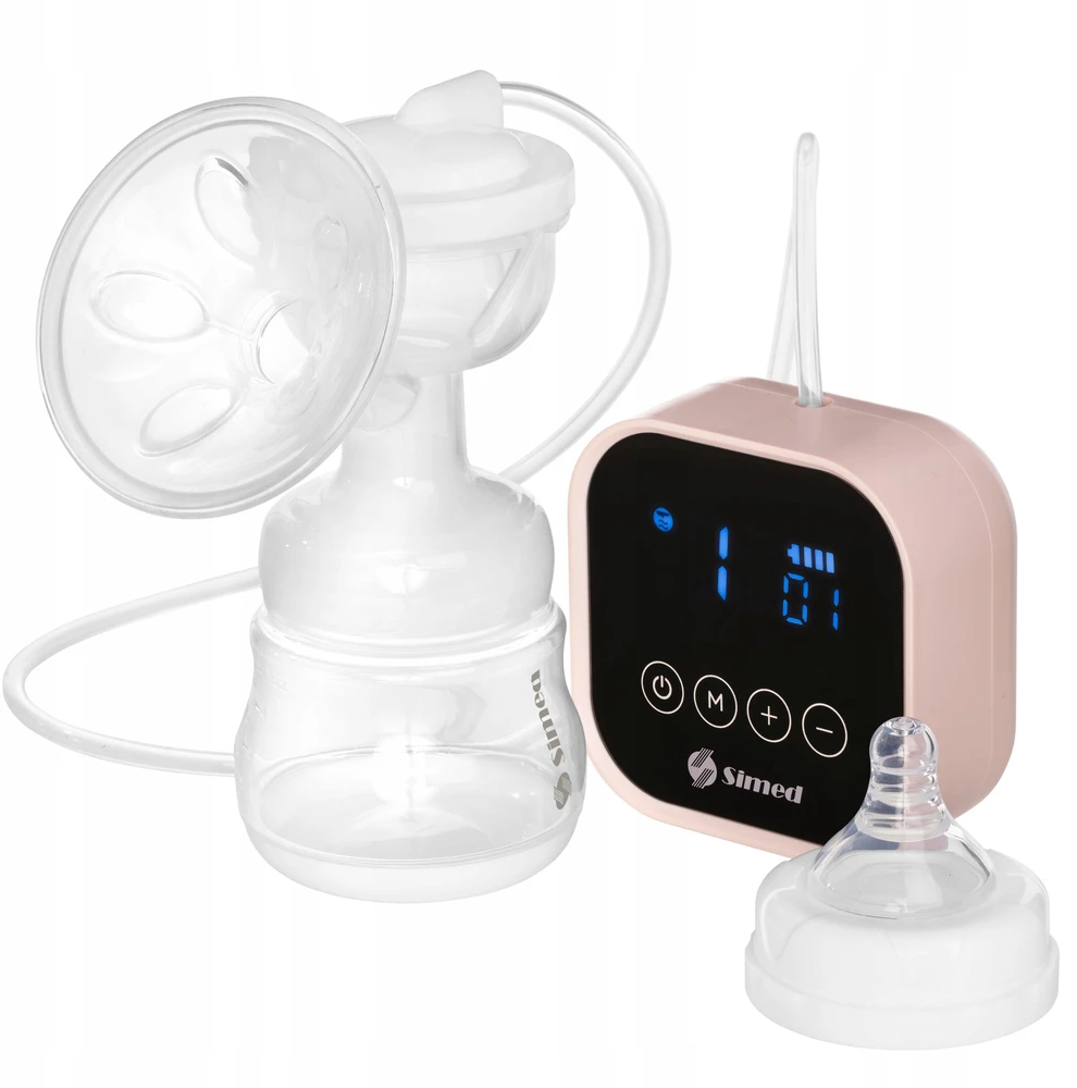 Simed ELEKTRINIS MAITINIMAS KRŪTIŠKUMS Lacta NUMI 4 fazių baterija 150 ml LED MAITINIMO