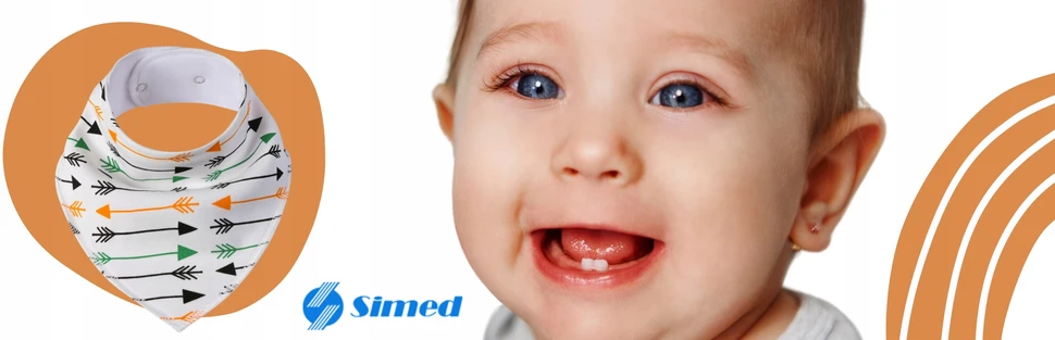 Simed Seilinukas 100% medvilnės seilinukas Šalikas Medvilninis šalikas RAŠTAI 30-35 cm
