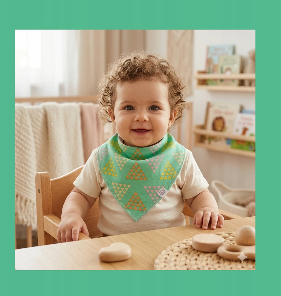 Simed Seilinukas 100% medvilninis seilinukas Šalikas COTTON Žalias 30-35 cm