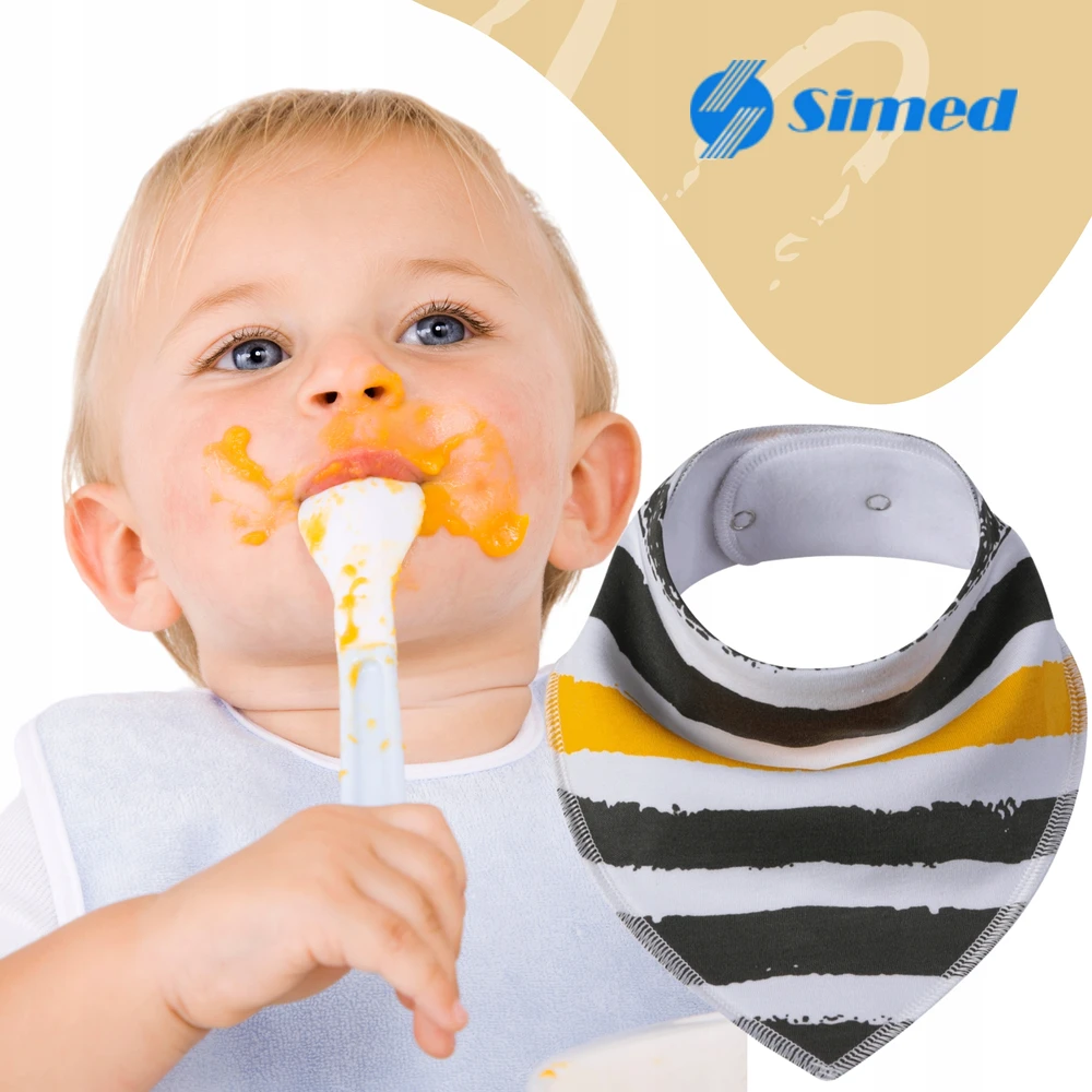 Simed Seilinukas 100% medvilninis seilinukas Šalikas Medvilninis šalikas STRIPES 30-35 cm