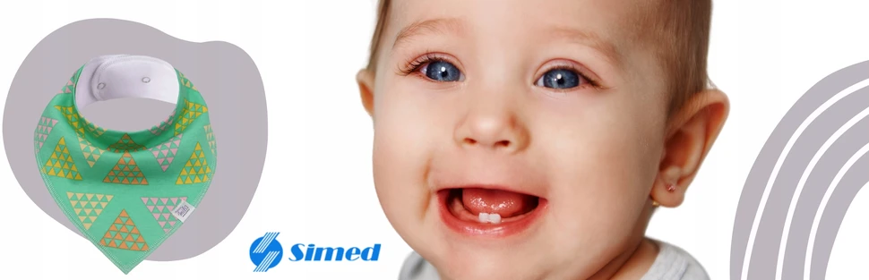 Simed Seilinukas 100% medvilninis seilinukas Šalikas COTTON Žalias 30-35 cm