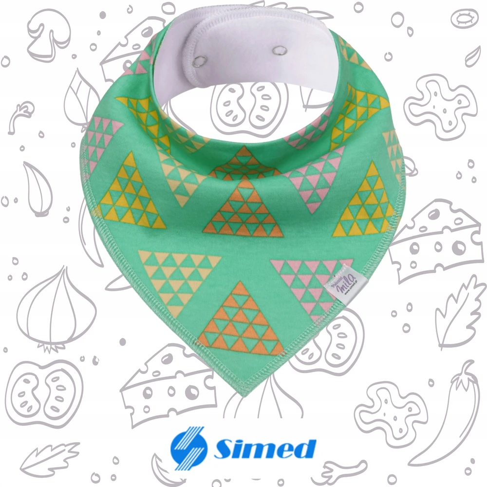 Simed Seilinukas 100% medvilninis seilinukas Šalikas COTTON Žalias 30-35 cm