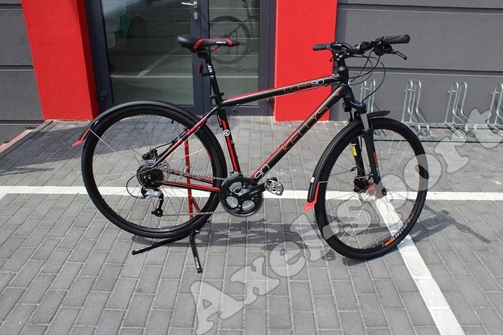 Simpla Ubiquit 50mm juodai-oranžiniai 28" dviračio purvasaugiai