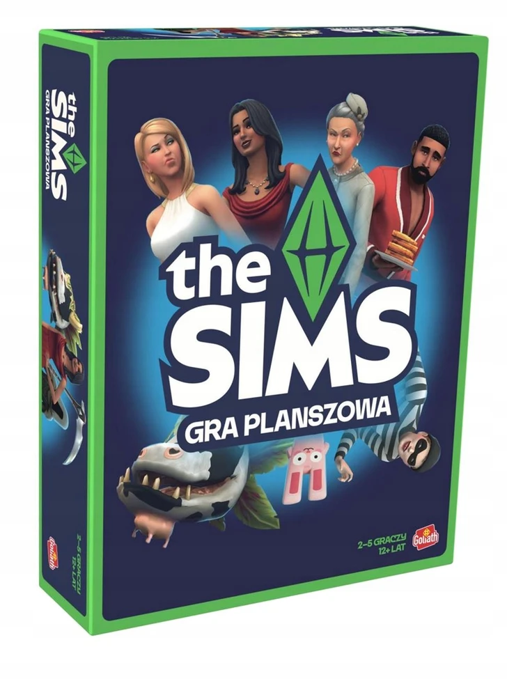 Goliath Stalo žaidimas The Sims su personažais