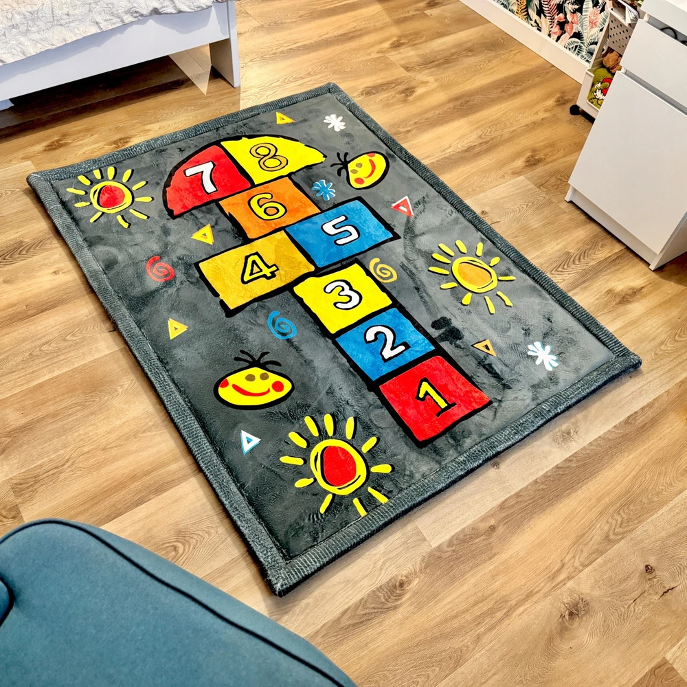 Sindbad GRUBY MIĘKKI DYWAN 120x160 DLA DZIECKA KLASY PILKA