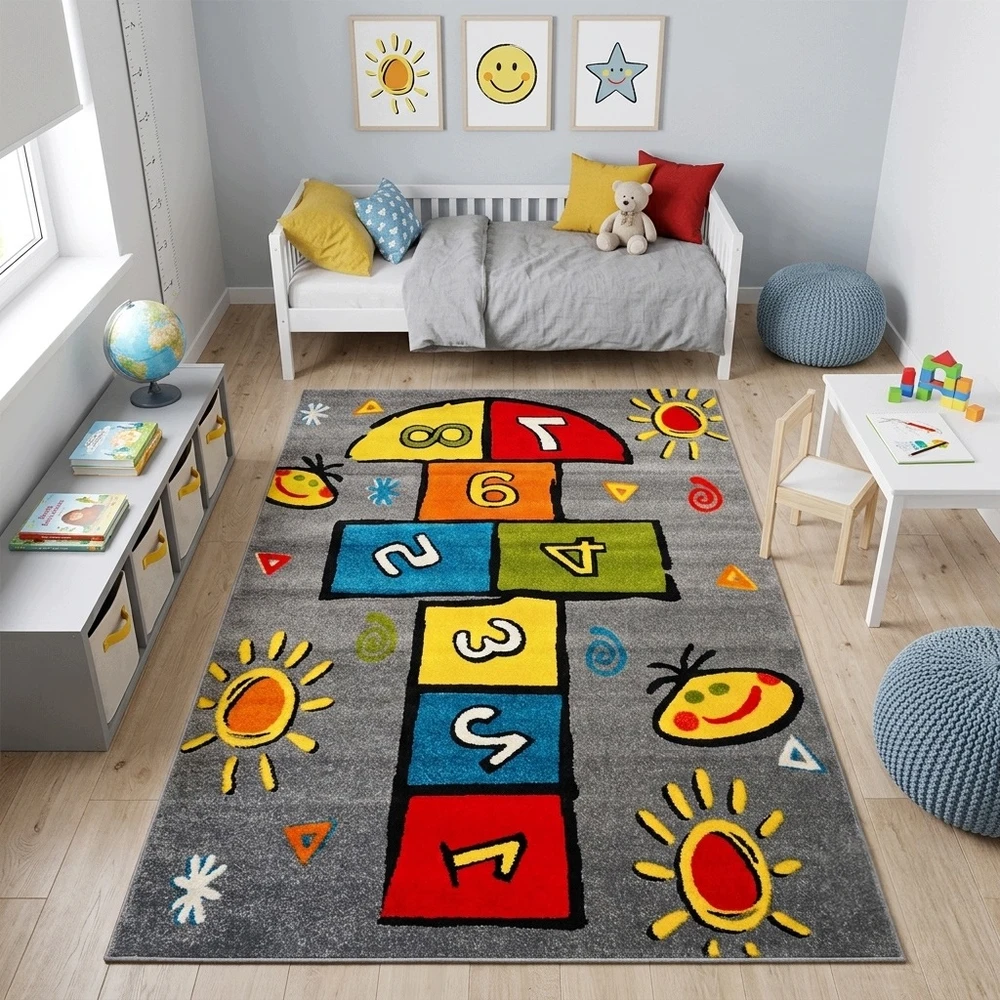 Sindbad MIĘKKI DYWAN DZIECIĘCY 150x230 Žaidimas W KLASY ZABAWA PRZYTULNY POKÓJ MALUCHA