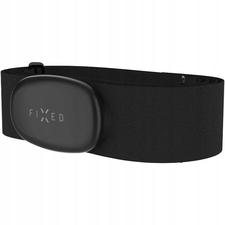 Širdies ritmo krūtinės diržas FIXED Pulse Dual, juodas