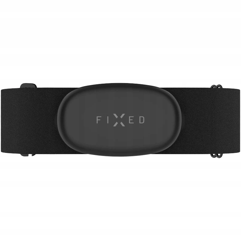 Širdies ritmo krūtinės diržas FIXED Pulse Dual, juodas