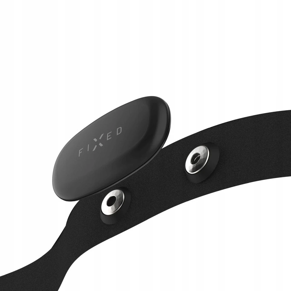 Širdies ritmo krūtinės diržas FIXED Pulse Dual, juodas
