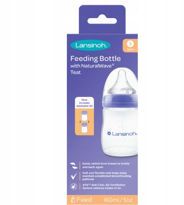 LANSINOH 160 ml maitinimo buteliukas