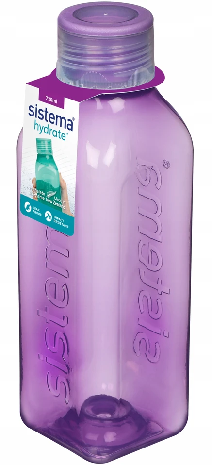 Sistema 725 ml kvadratinė gertuvė