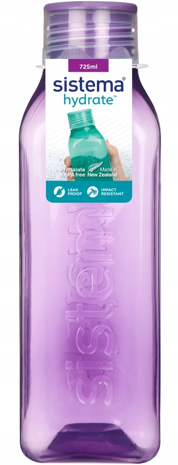 Sistema 725 ml kvadratinė gertuvė