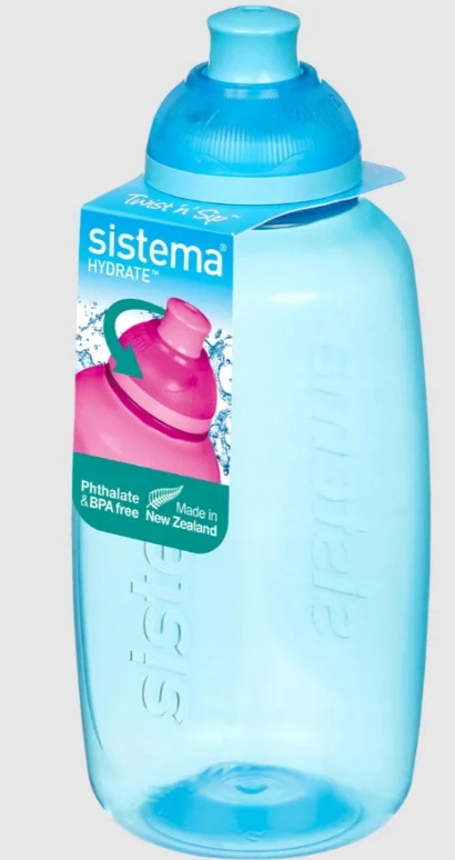 Sistema Hydrate 380ml - Mėlyna gertuvė su Twist'n'sip