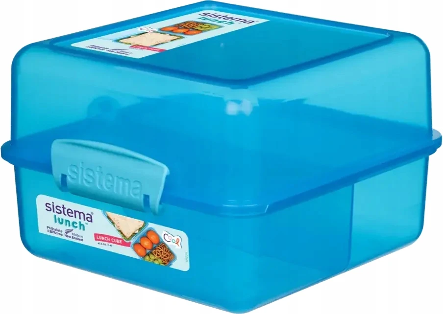 Sistema SISTIMA Pietūs Cube Spalvotas konteineris 1.4L (31735)