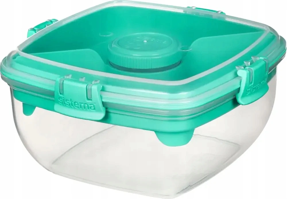 Sistema Užkandžių dėžutė Salad To Go, 1,1 l su įrankiais