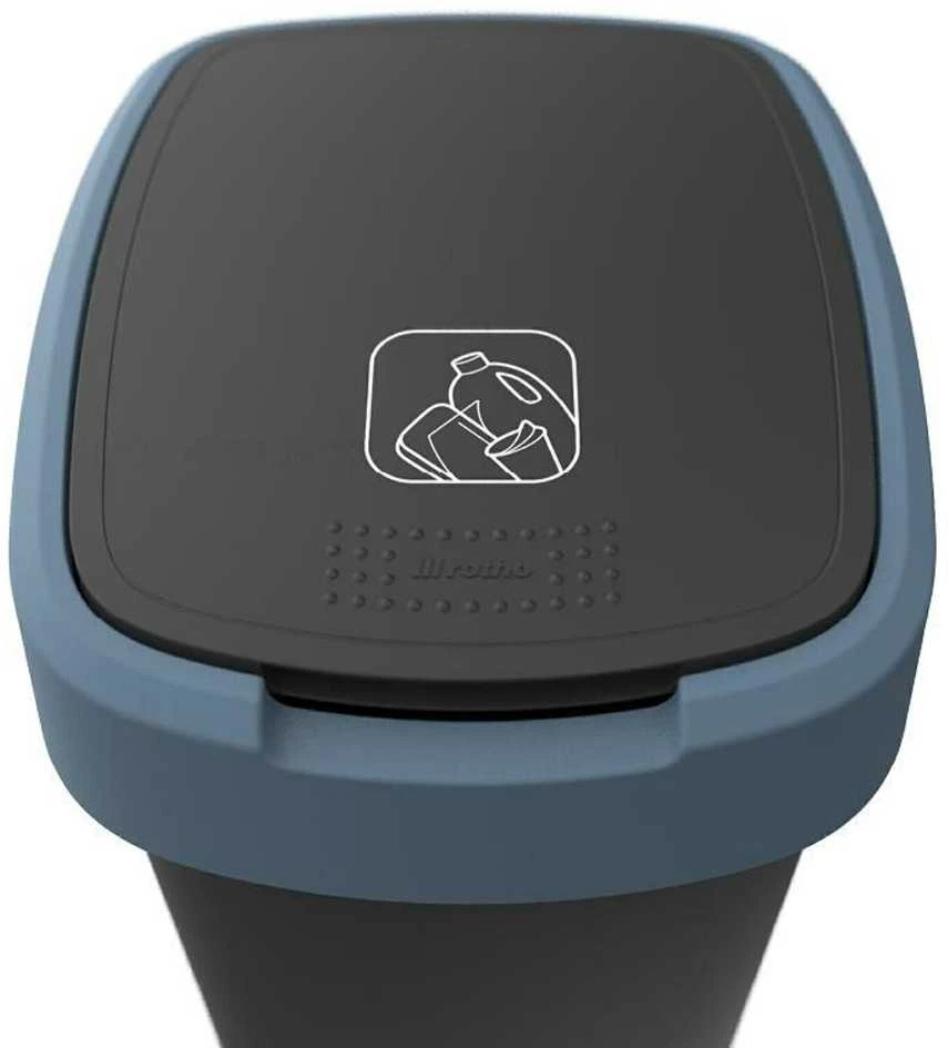 ROTHO Twist Mėlyna - trash bin – 50l