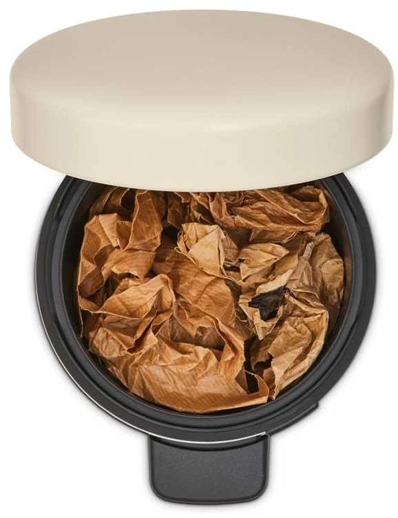 Brabantia Šiukšlių dėžė su pedalu „NewIcon“, 3 l, švelnios smėlio spalvos