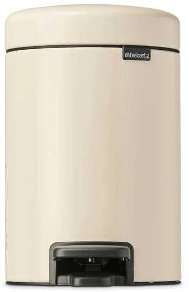 Brabantia Šiukšlių dėžė su pedalu „NewIcon“, 3 l, švelnios smėlio spalvos