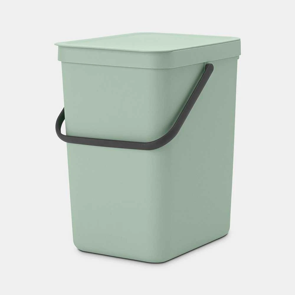 Šiukšlių dėžė BRABANTIA Sort & Go, šviesiai žalios sp., 25 L