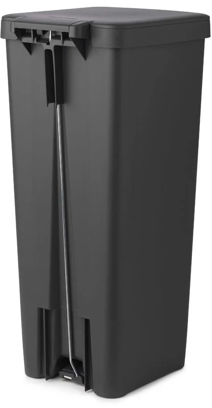 Šiukšlių dėžė BRABANTIA StepUp, su pedalu, tamsiai pilkos sp., 40 L