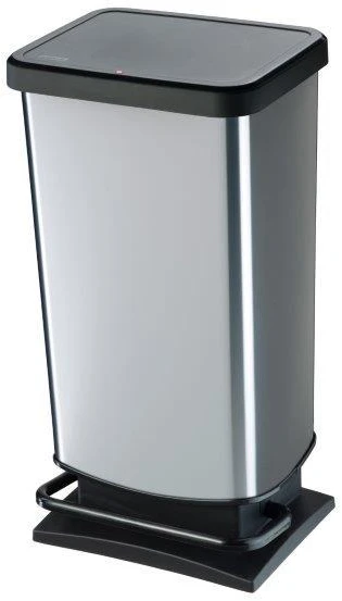 Šiukšlių dėžė BRABANTIA StepUp, su pedalu, tamsiai pilkos sp., 25 l