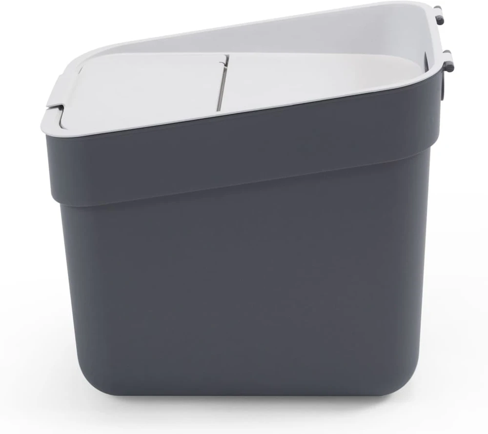Šiukšlių dėžė CURVER READY, pilkos sp., 25 x 18,6 x 20,3 cm, 5 l