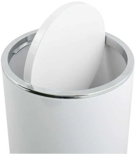Šiukšlių dėžė RAYEN, baltos sp., 9 L