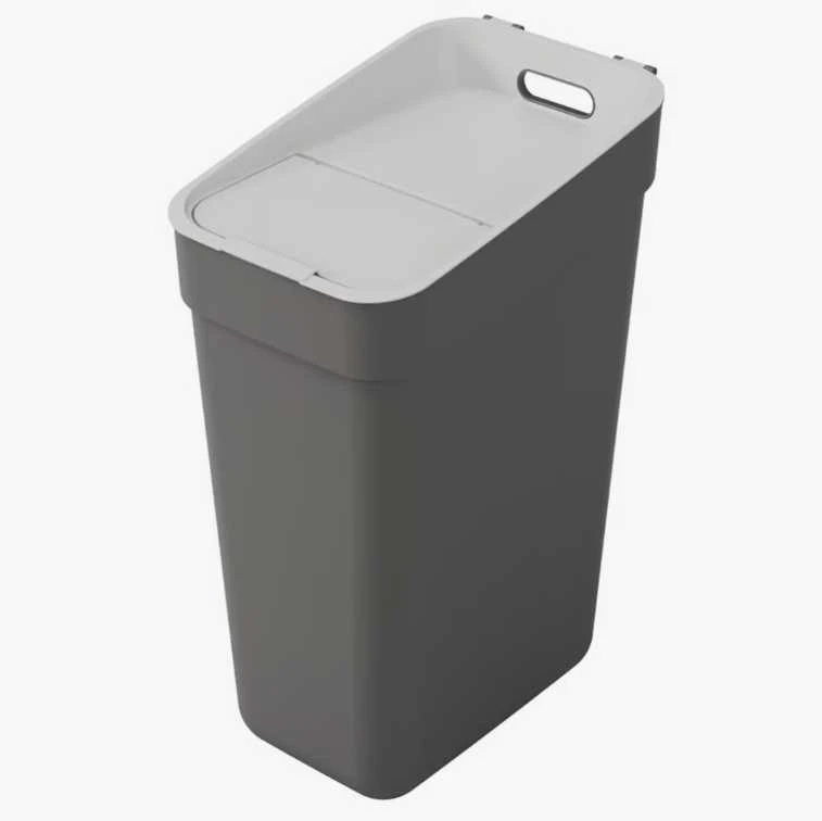 Šiukšlių dėžė RAYEN, baltos sp., 9 L