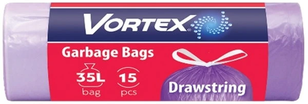 Šiukšlių maišai Vortex, 35 l, 15 vnt.