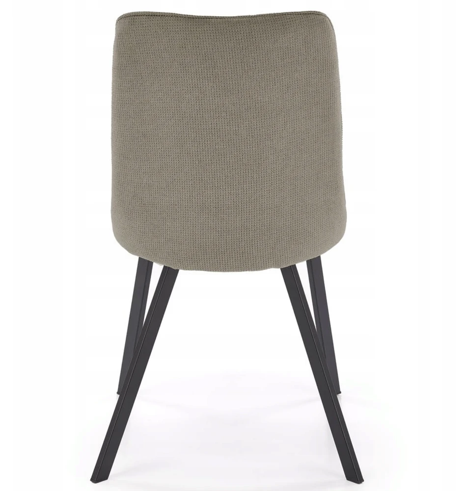 Šiuolaikinė minkšta kėdė svetainei Valgomojo Loft Olive K561 Halmar