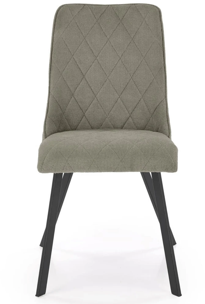Šiuolaikinė minkšta kėdė svetainei Valgomojo Loft Olive K561 Halmar
