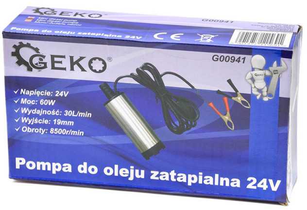 Siurblys GEKO G00941 24V, 52 mm