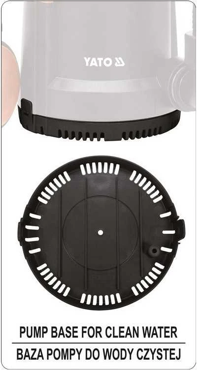 Yato IŠSKYRUS SIurblį ZATAPIALNA 900W