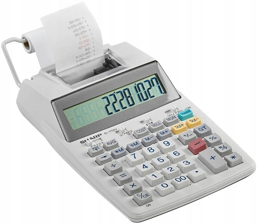 Sharp EL-1750V skaičiuotuvas