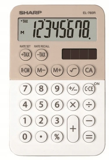 Skaičiuotuvas Sharp EL-760R