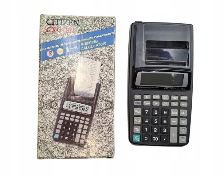 Skaičiuotuvas su popieriniu spausdintuvu Citizen CX-123N