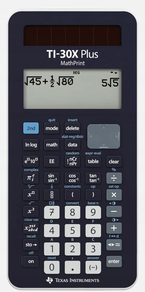 Skaičiuotuvas Texas Instruments TI-30X Plus MathPrint