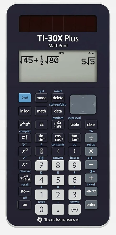 Skaičiuotuvas Texas Instruments TI-30X Plus MathPrint