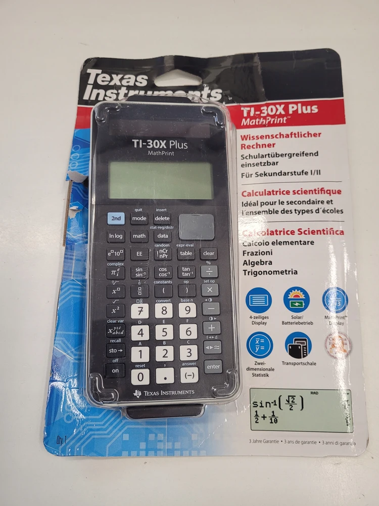Skaičiuotuvas Texas Instruments TI-30X Plus MathPrint