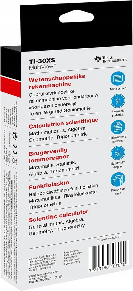 Skaičiuotuvas Texas Instruments TI-30XS MultiView