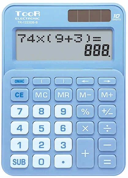 Skaičiuotuvas Toor Electronic TR-1223DB, mėlynas