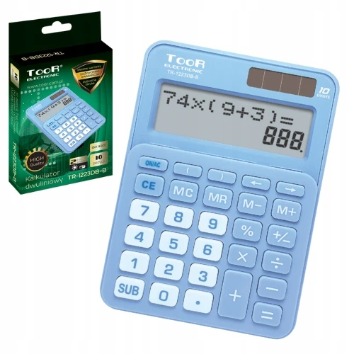 Skaičiuotuvas Toor Electronic TR-1223DB, mėlynas