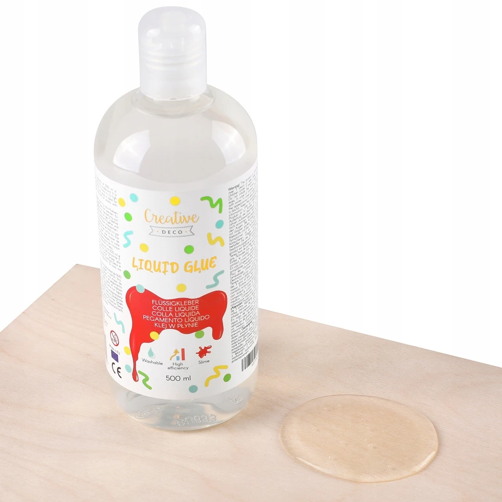 Skaidrūs PVA vinilo klijai Creative Deco, 500 ml