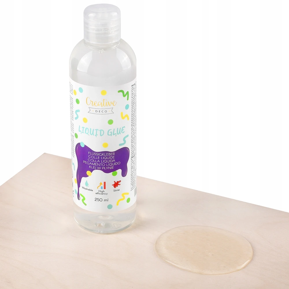 Skaidrūs PVA vinilo klijai Creative Deco, 250 ml