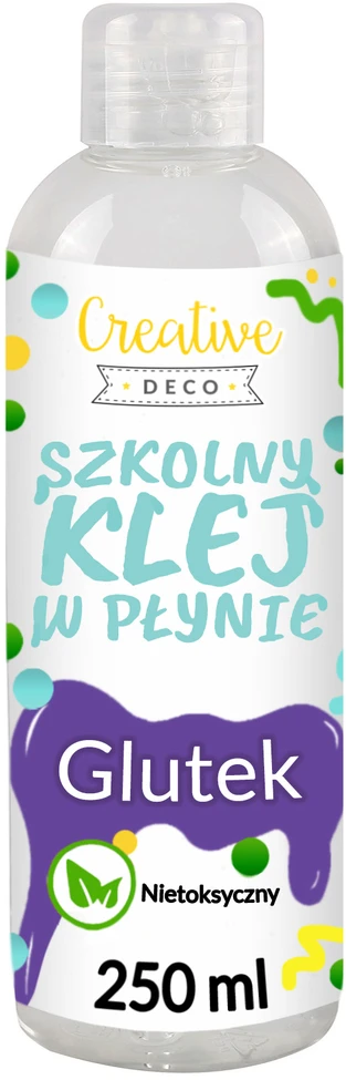 Skaidrūs PVA vinilo klijai Creative Deco, 250 ml